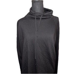 32° Heat XXL Black Cowl Neck Long Sleeve Pullover